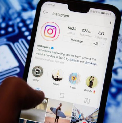 etiquetar en insta