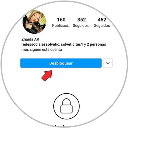 me bloquearon